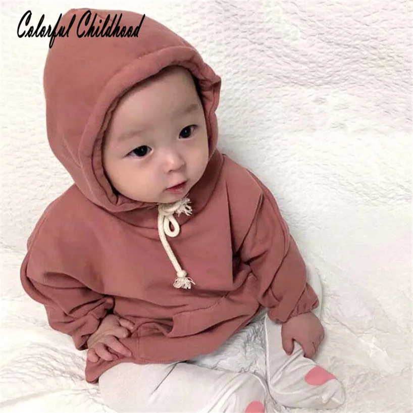 Baby Winter Coat &Hoodies Infant Toddler Kid Candy Color Thicken Velet Wearcoat Children's Winter Warm Hooded Casual Clothes