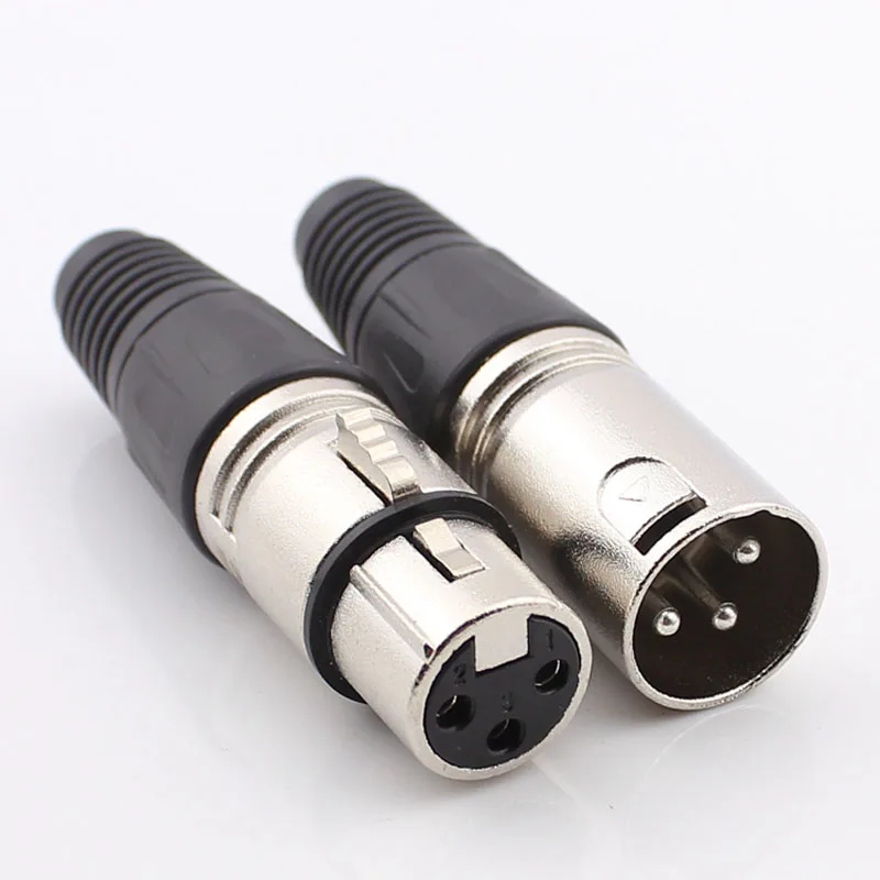 10 шт. высококачественные штекеры и гнезда для микрофона|connector plug|male female connectormale xlr