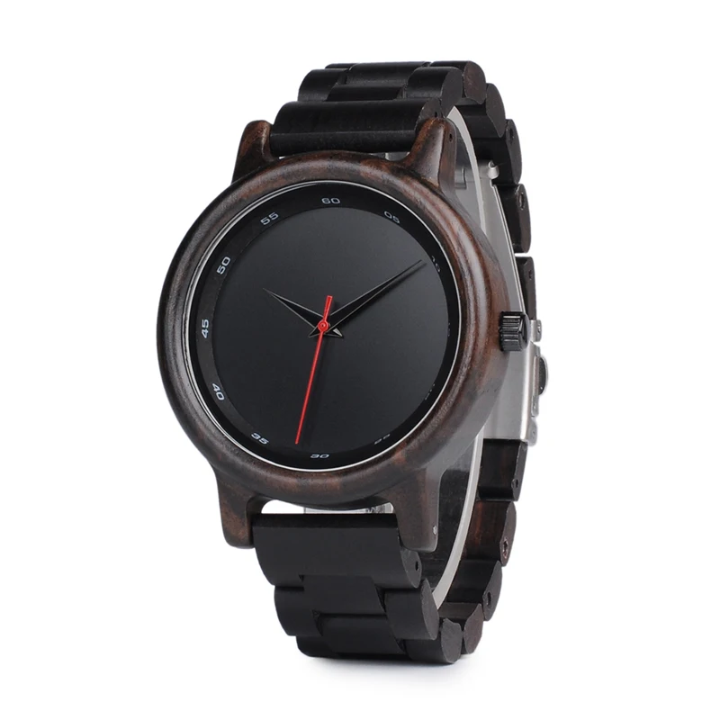 BOBO BIRD Simple Style Wooden Men Watches Quartz Wrist Watch gifts for male erkek kol saati custom logo