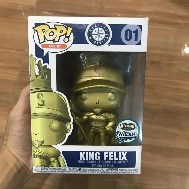 Лучшая цена эксклюзивный Funko pop официальный Мега Грааль король Феликс Эрнандес