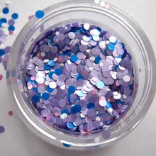 G437 матовый фиолетовый неоновый растворителям Круглый Блеск смешанные Форма Набор для Лаки для ногтей, Дизайн ногтей блеск ремесел