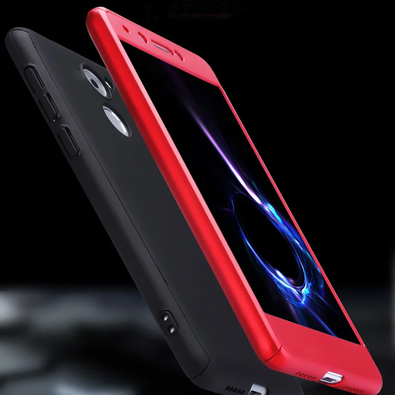 

360 Full Cover Case for Huawei P9 Lite Mini Case Phone Back Cover Funda with Tempered Glass P9 Lite Mini