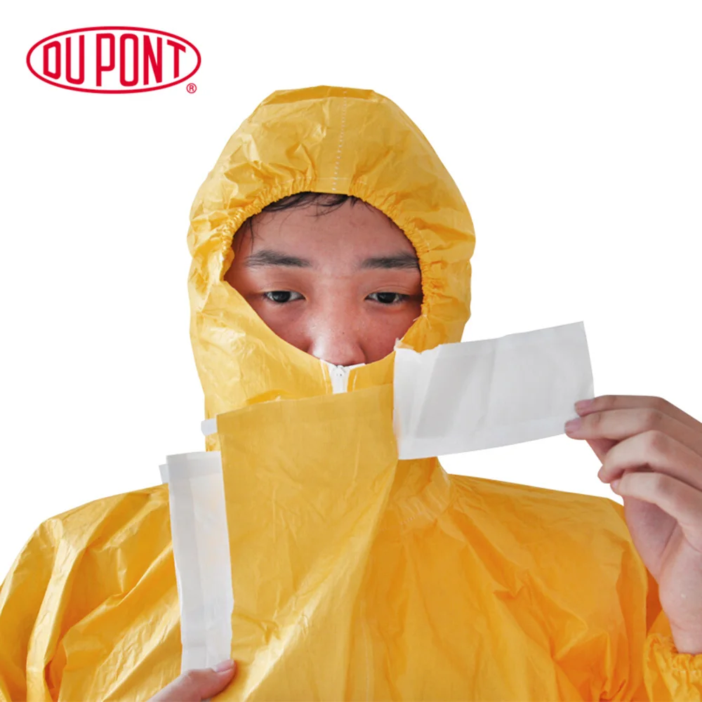 DU PONT Pro защитная одежда Защитный Комбинезон химикаты защитная одежда серная кислота щелочь Защитный Комбинезон водонепроницаемый
