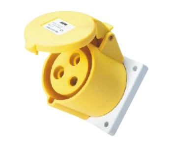 

N-313-4 16A 110-130V 3pin Industrial Direct Socket 2P+E with CE ROHS 1 Year Warranty IP44 Waterproof Connector