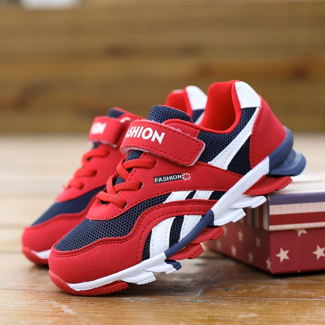 Designer Kids Sneakers Casual Breathable Baby Boys Toddler Red Bottom