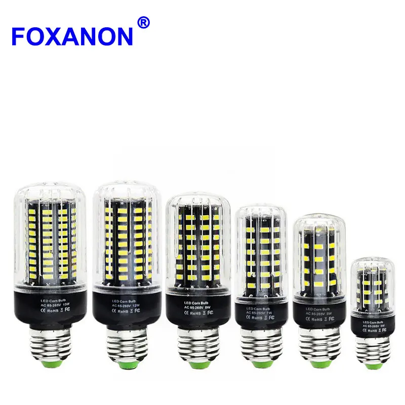 Светодиодная лампа E27 E14 3 Вт 5 7 9 12 15 без мерцания яркость 85 265 в 5733 SMD|e14 7w|lamp magnifierlamps
