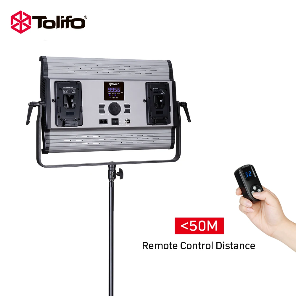 Tolifo GK S150B 150W 1700 шт светодиодный ные лампы двухцветные с регулируемой яркостью 10% 99%