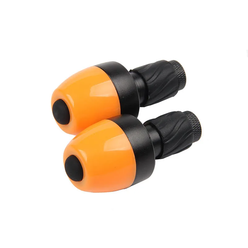

2pc Bicycle Bike Handle Bar End Plug Bike Handlebar Grips Ends with Red Light LED Warning Safety Lamp Led Bike Light