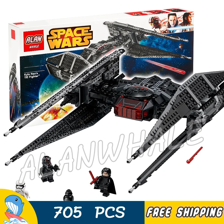 lego kylo ren tie fighter