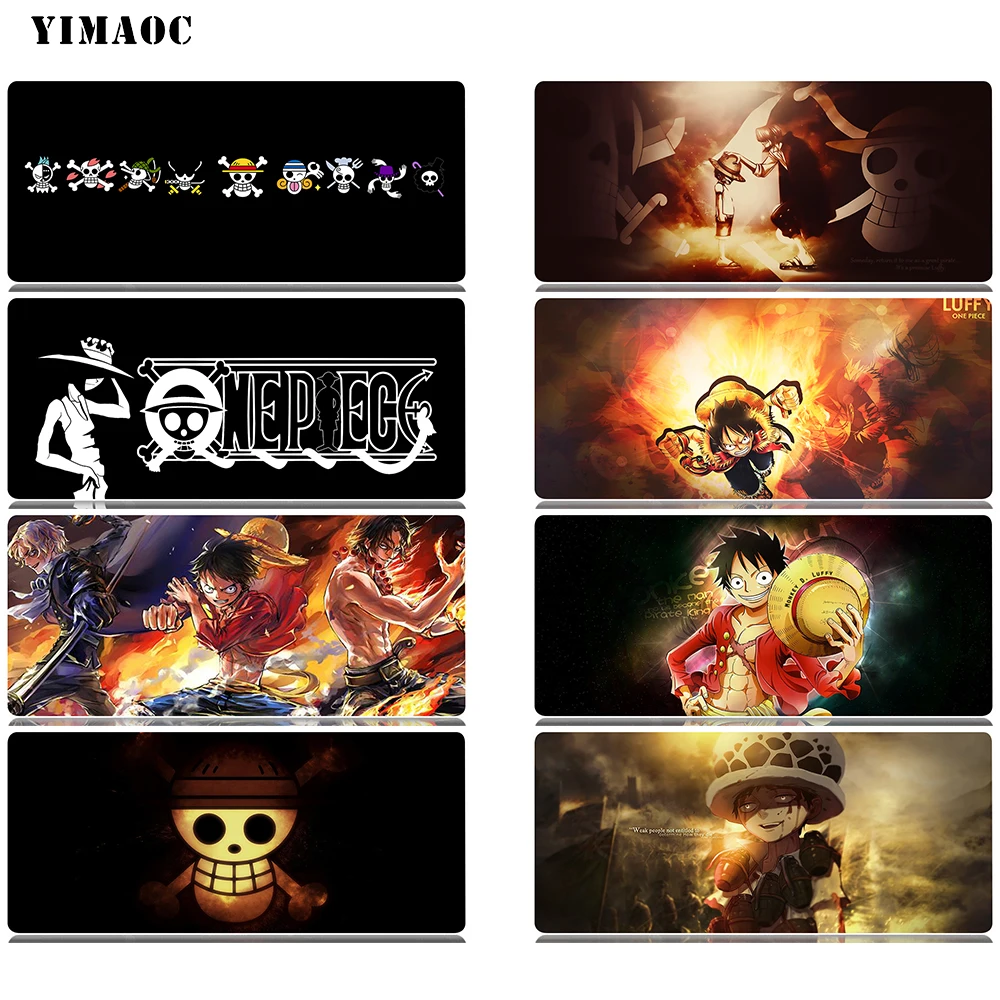 

YIMAOC ONE PIECE Mouse Pad 30x80 cm Computer Mousepad Anti-slip Natural Rubber Gaming Mouse Mat