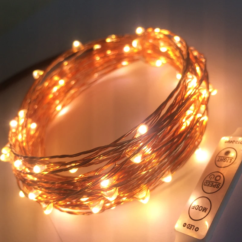 Buy Remote Dimmer 20M 200 Leds Copper Wire LED String