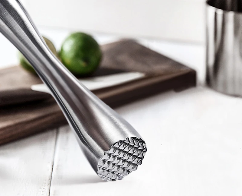 New Stainless Steel Cocktail Muddler Bar Mixer Professional Drink Muddler DIY Cocktail Fruit Mint Muddler Ice Bar Accessories (13)