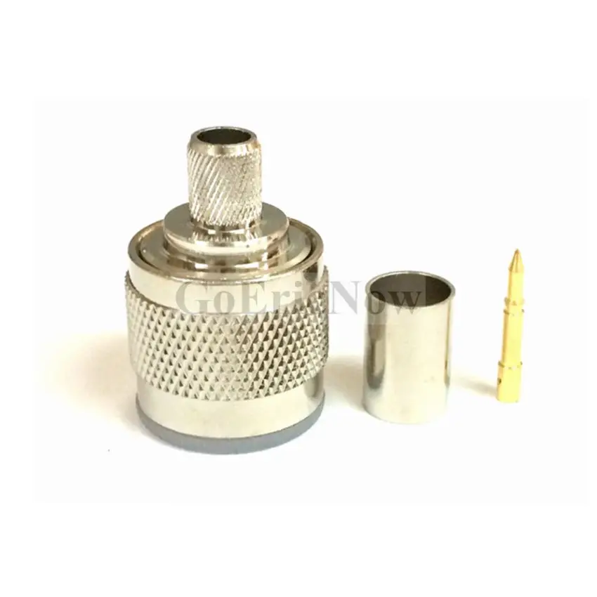 50 шт. RF коаксиальный N-Тип штекер/гнездо для 50-5 RG5 RG6 LMR300 5D-FB кабельный