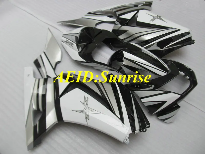 

Injection mold Fairing kit for KAWASAKI Ninja ZX250R 08 09 10 11 12 ZX 250R EX250 2008 2012 White Black Fairings set+gifts KF03