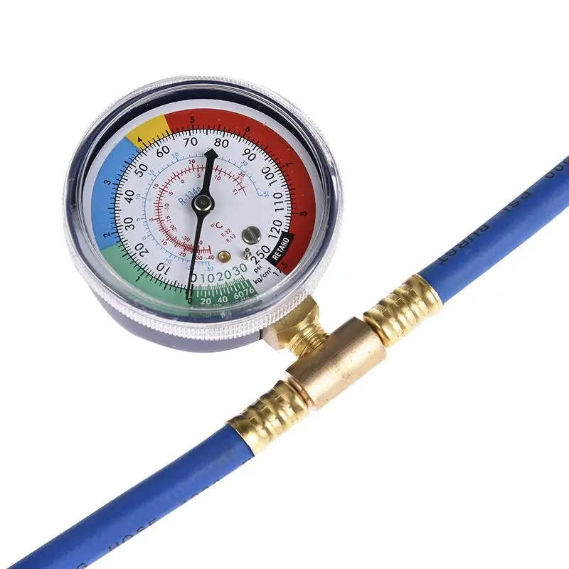 R134a Refrigerant Recharge Hose Gas Can Fitting Pipe Can Tap For R502 R-12 R-22 Refrigerant Bottle Opener hose connectors manifold gauge set