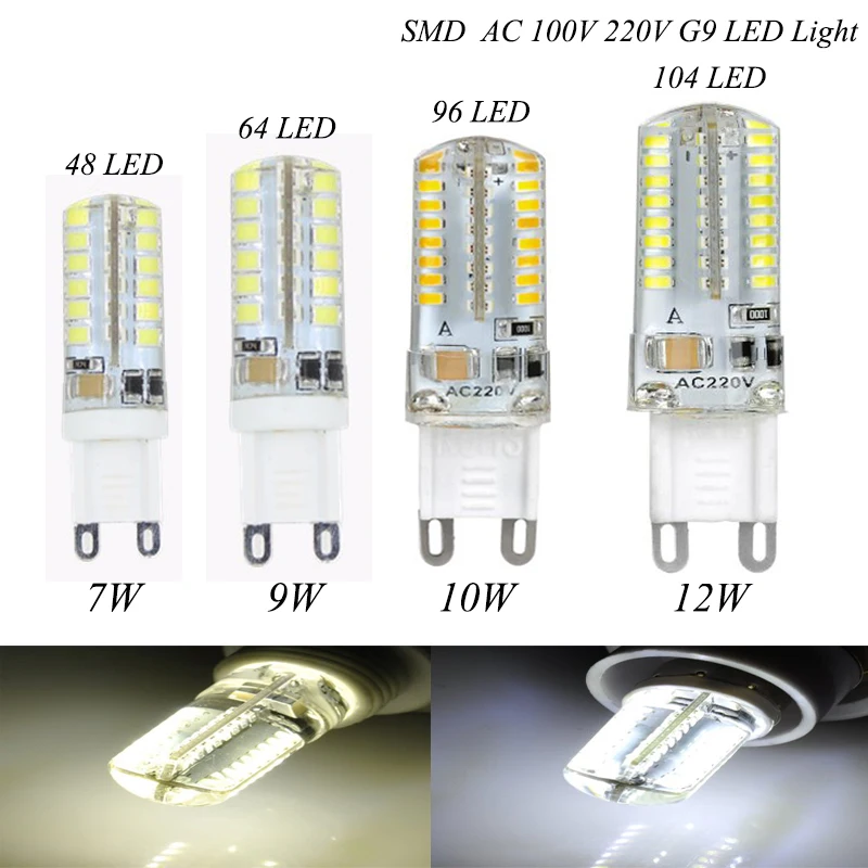 Новый G9 свет 6 Вт 9 12 SMD3014 мини лампада LED лампы кукурузы 220 В bombillas люстра Лампы для