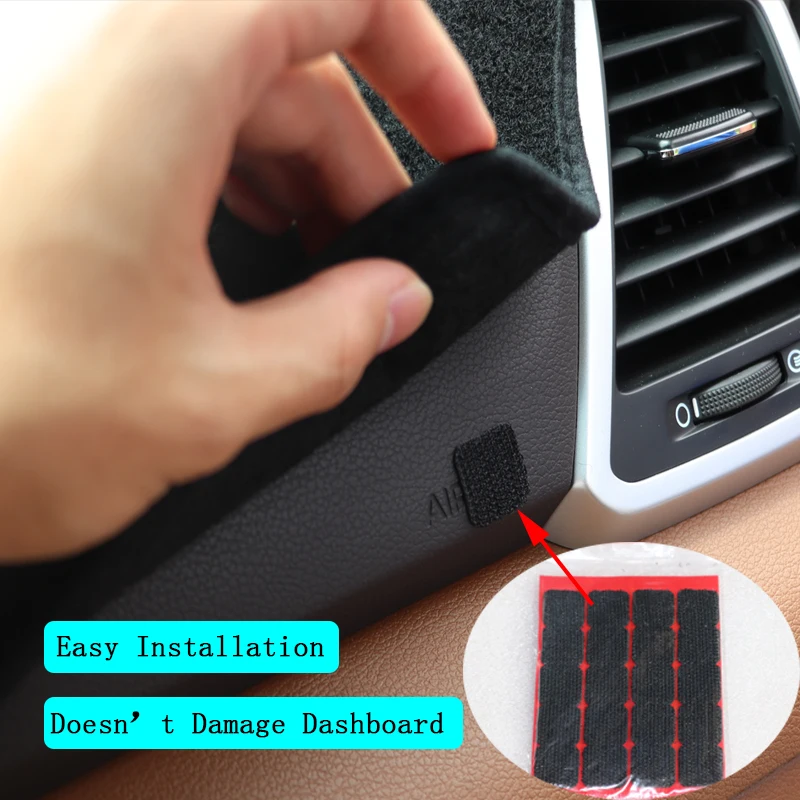 For peugeot 206 2004 - 2008 Interior Accessories Auto Car Dashboard Cover Dash Mat Board Pad Carpet