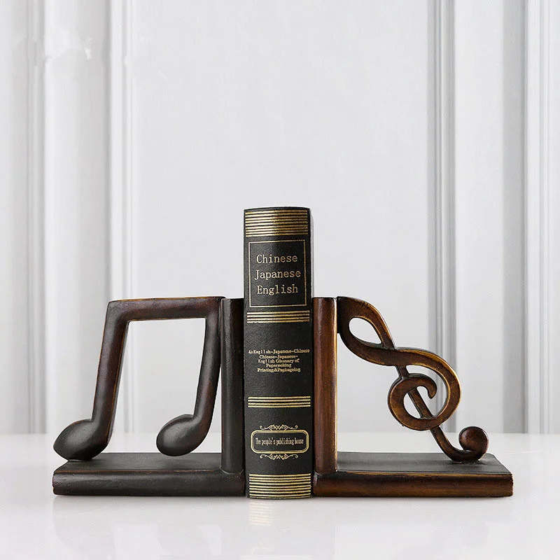 a Pair Creative Synthetic Resin Bookend Shelf Bookend Holder Office