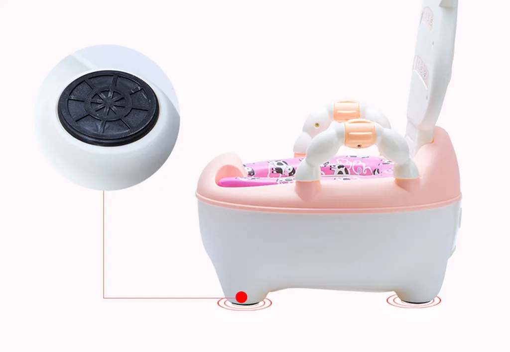 Daliuing Baby Potty Portable Easy to Carry Urinal Toddler Potty Training Seat Comfortable Plastic Toilet Chair Safe Trainer Potty Bowl for 0-4 Year-old Children