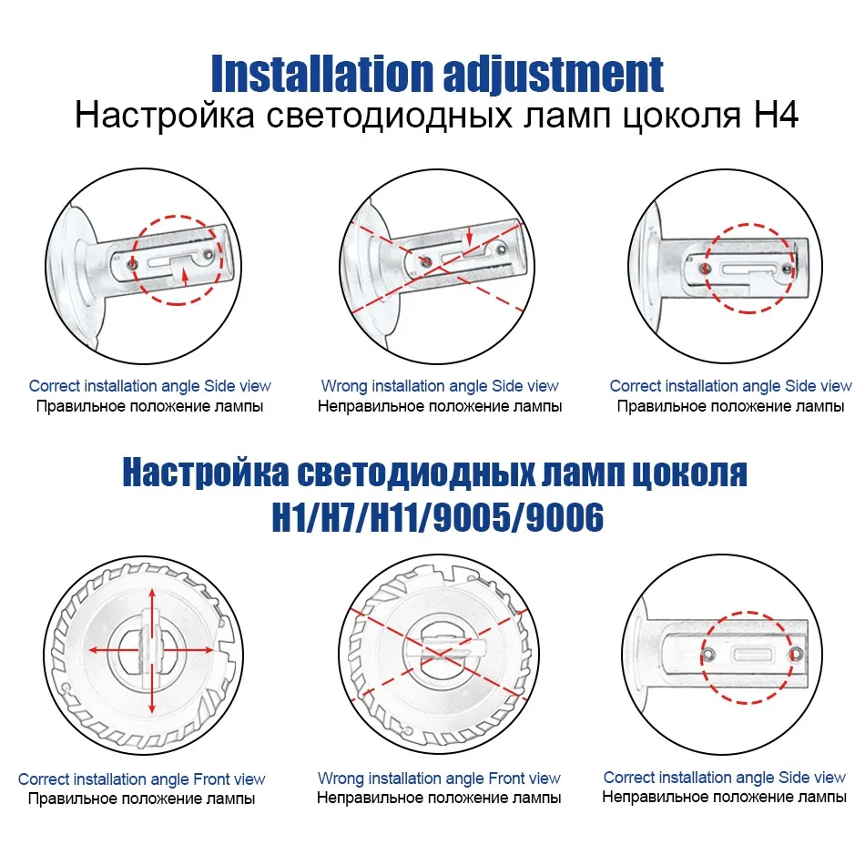 HLXG 2 шт 4 стороны лампочки H4 H7 светодиодный автомобильные комплект лед лампа 10000LM CSP чипы H8 H11 9006 HB4 9005 HB3 светодиодный авто светодиодные лед лампы н7 н4 led светодиодная фара