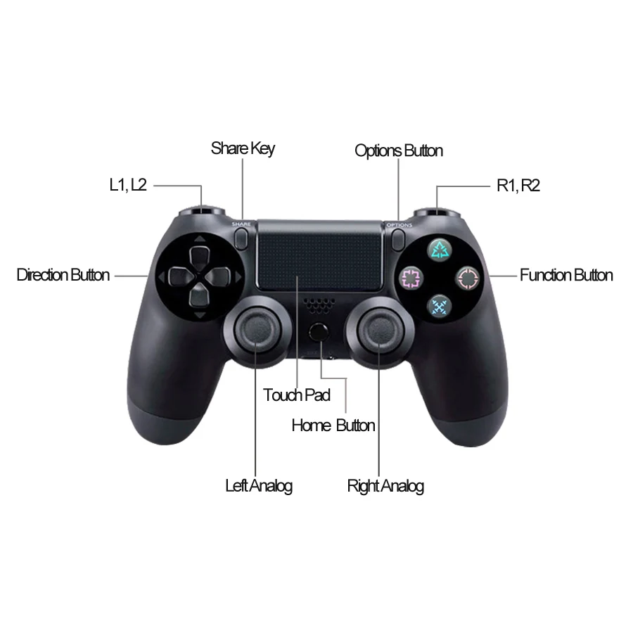 8 Console Bluetooth Wireless Joystick for PS4 Controller Fit For PlayStation For Playstation Dualshock 4 Gamepad For PS3 Console