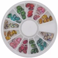1200 шт/колесо Крошечные Круглые бусины украшения 3D дизайн ногтей Икра+(NR-WS23