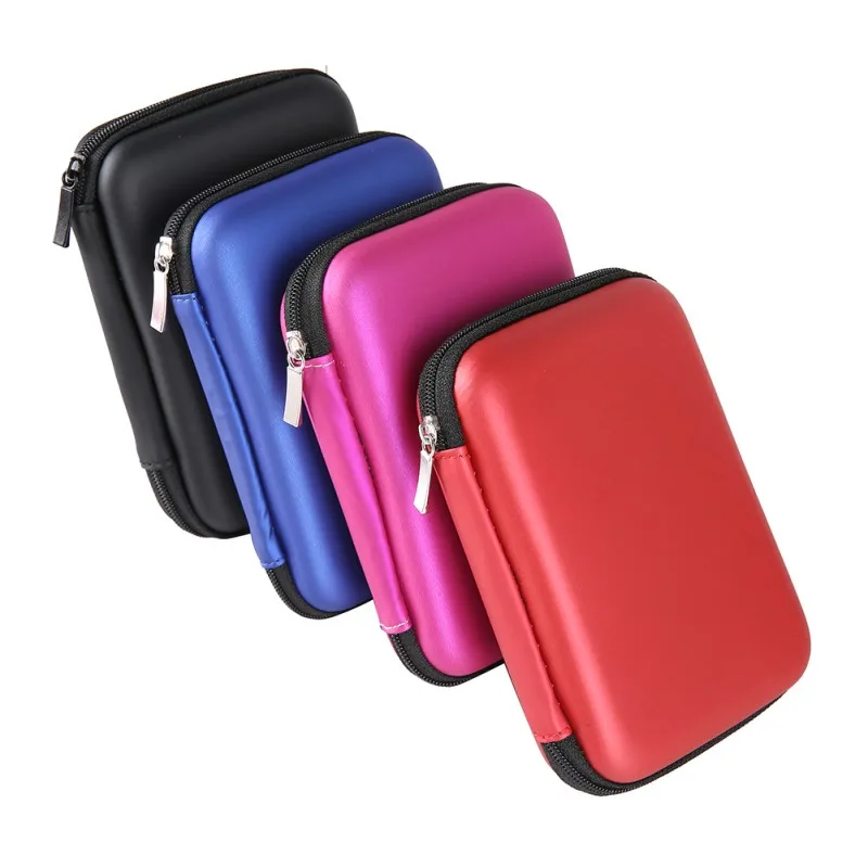 

2.5"Data Line Cables Storage Box Earphone Wire Organizer Case Container Coin Headphone hard disk Protective Box
