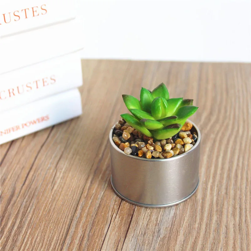 Simulated Potted Plants Succulent Bonsai Plastic Creative Decor portable Table Decor Artificial Flower