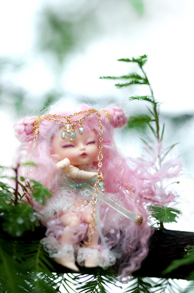 Fairyland FL Realpuki Роро BJD кукла 1/13 розовая улыбка эльфы Игрушки для девочек крошечные полимерные шарнирные куклы