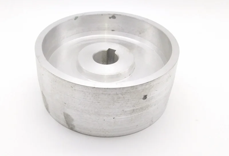 New 150*55*24mm Aluminum Contact Wheel Active wheel for belt machine with 8*4mm Keyway DIY Sharpener machine