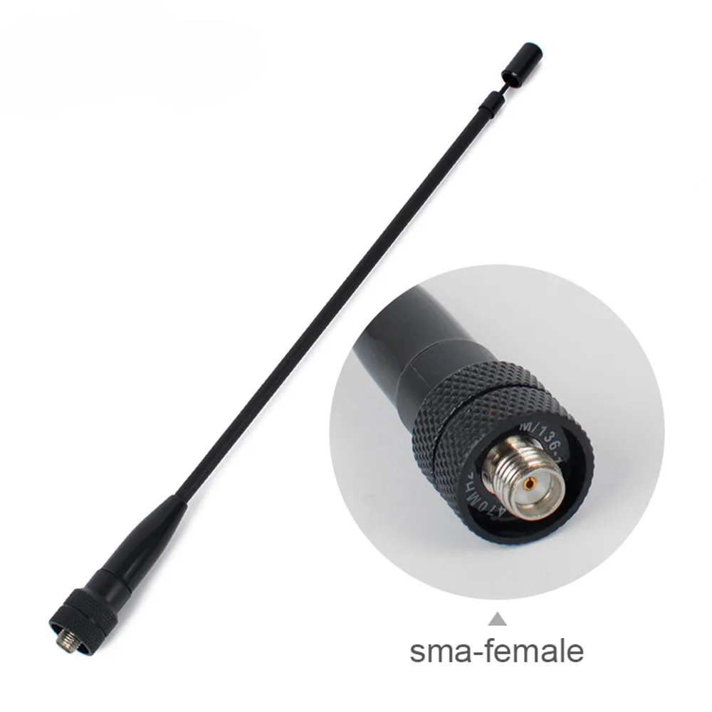 5PCS HYS TC 669ET SMA Female Walkie Talkie Antenna Whip Dual Band 144/