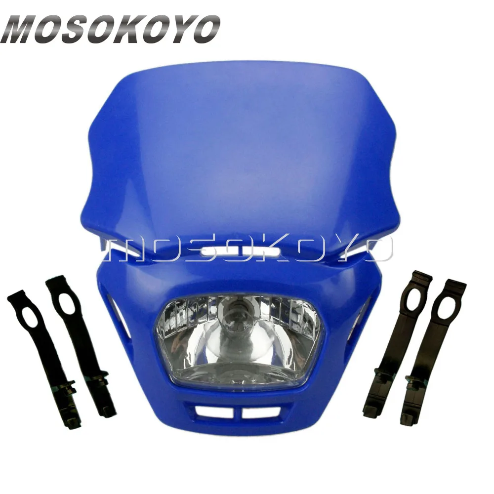 Синяя фара для мотокросса MX Enduro гоночная Yamaha WR TTR 250 450| |
