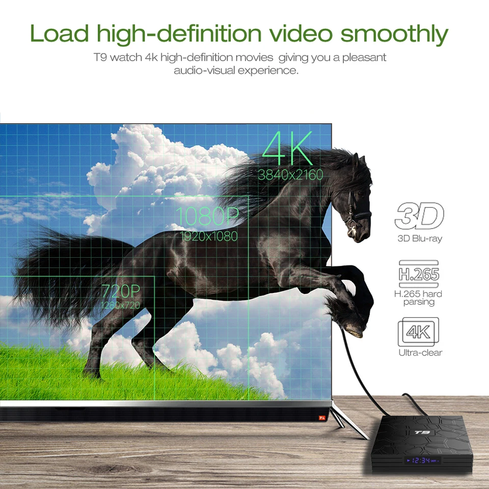 Android 8.1 IPTV Box T9 4G 64G France Arabic Subscription IP TV Code Support BT Dual-Band WiFi IPTV Tunisia Lebanon Algeria (4)