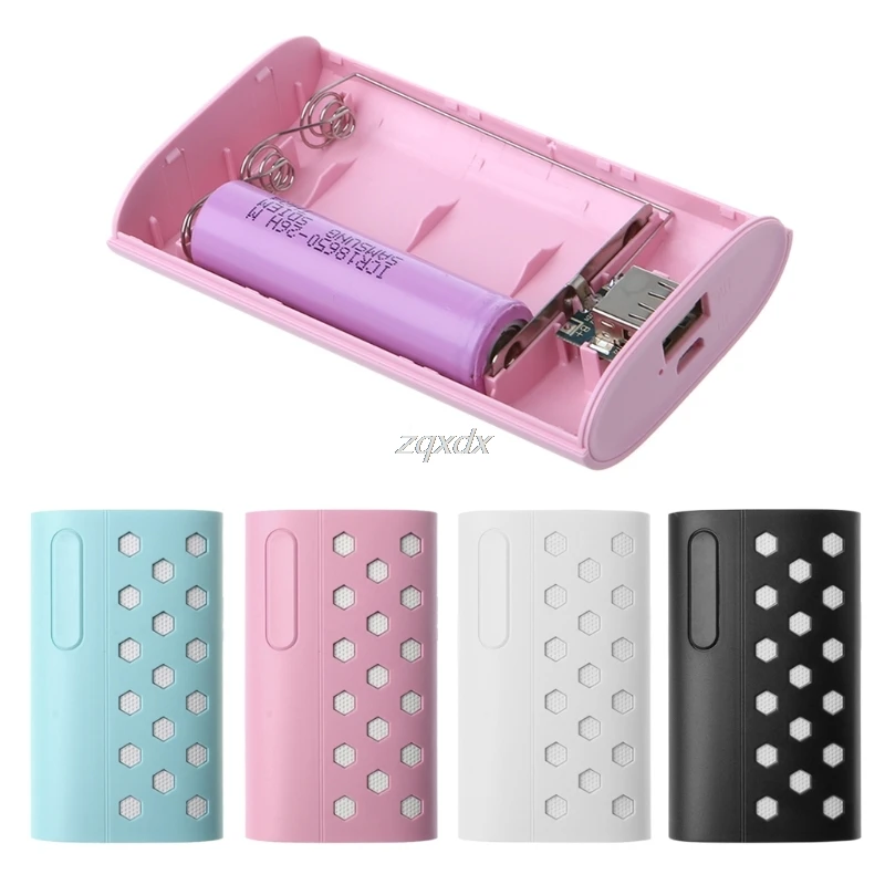 

USB 3x 18650 Battery Charger Holder Power Bank Box Shell Storage Case DIY Kit