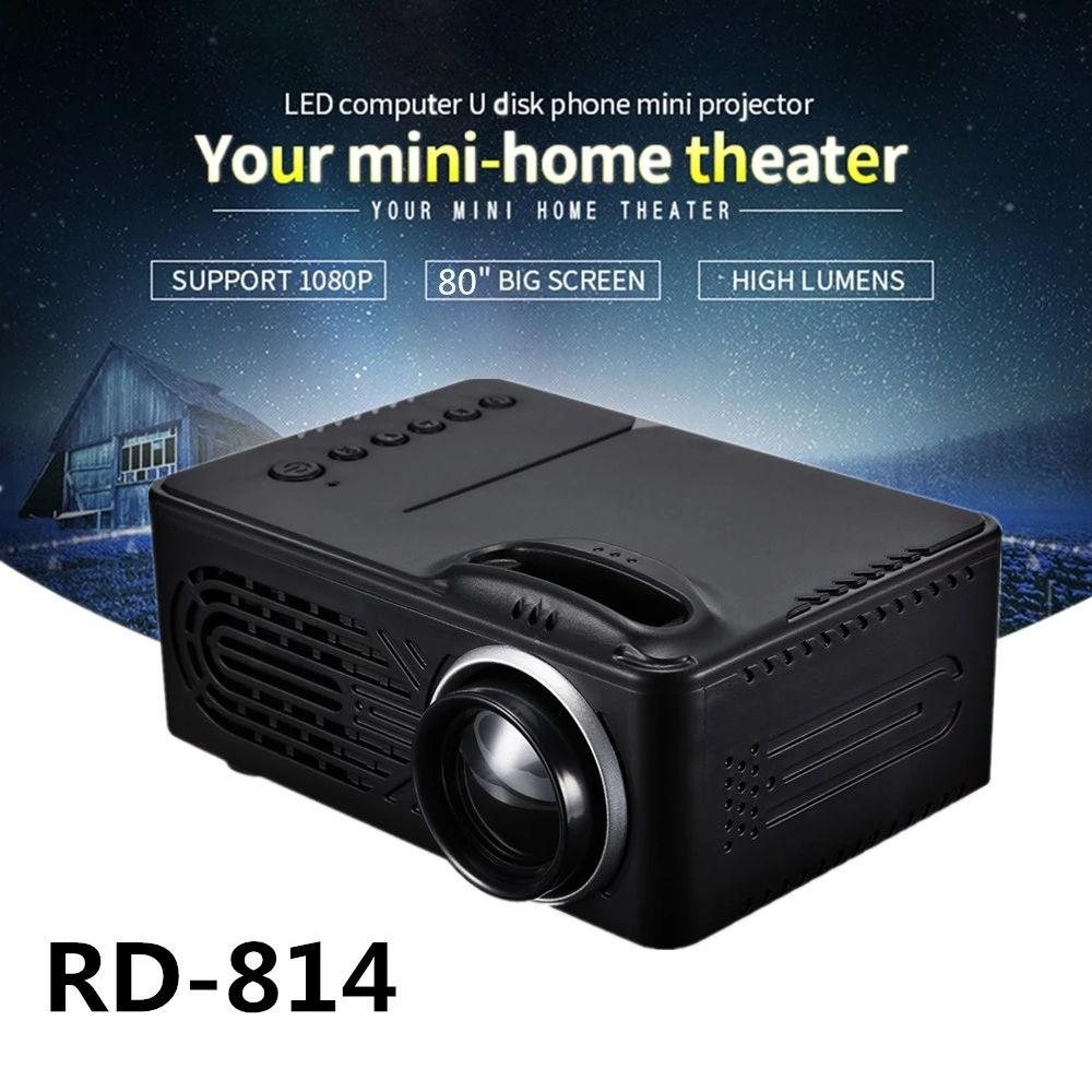 Rd-814 Led Mini Projector Projector 320 X 240 Portable Projector 1080p For Photo Music Movie Home Theater Proyector Pk Yg300 - Accessories - AliExpress Rd-814 Led Mini Projector Projector 320 X 240 Portable Projector 1080p For Photo Music Movie Home Theater Proyector Pk Yg300 - Accessories - AliExpress