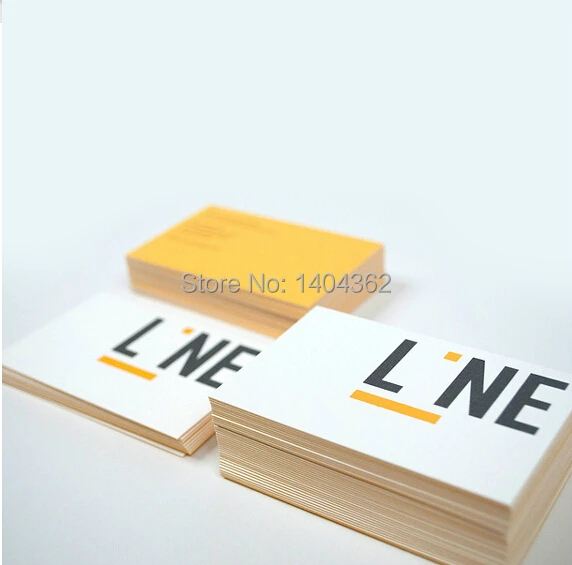500pcs Double faced printing 350gsm Paper Business card Free design