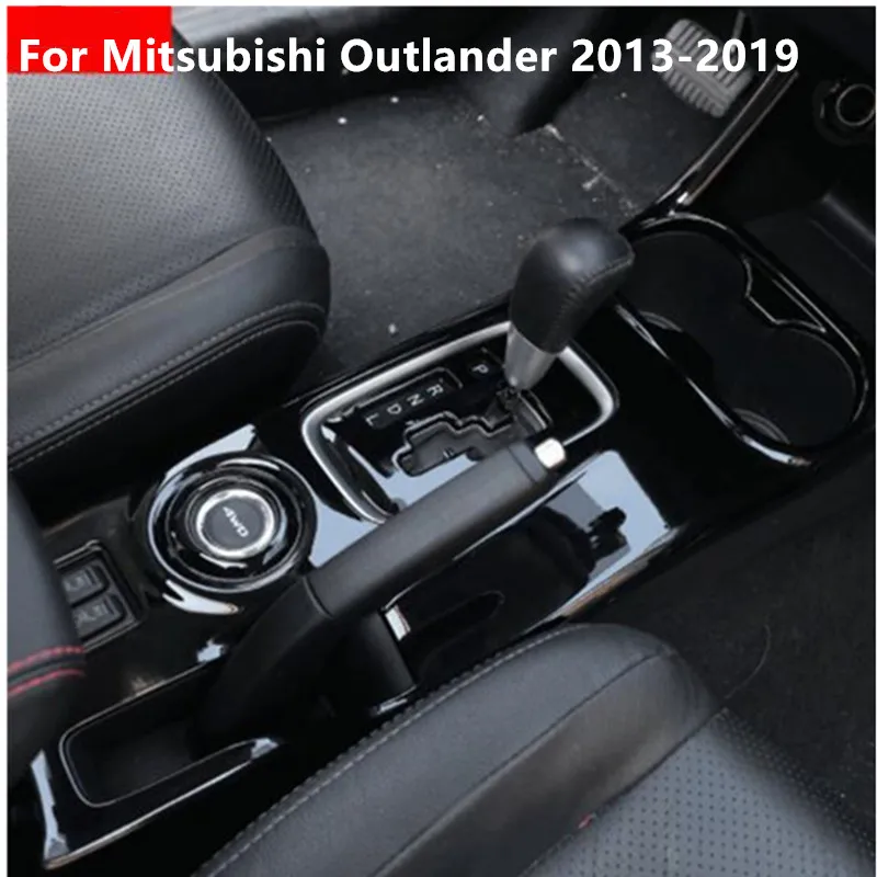 

High quality ABS central control panel gear panel car interior set For Mitsubishi Outlander 2013-2019 Car Covers Car-styling