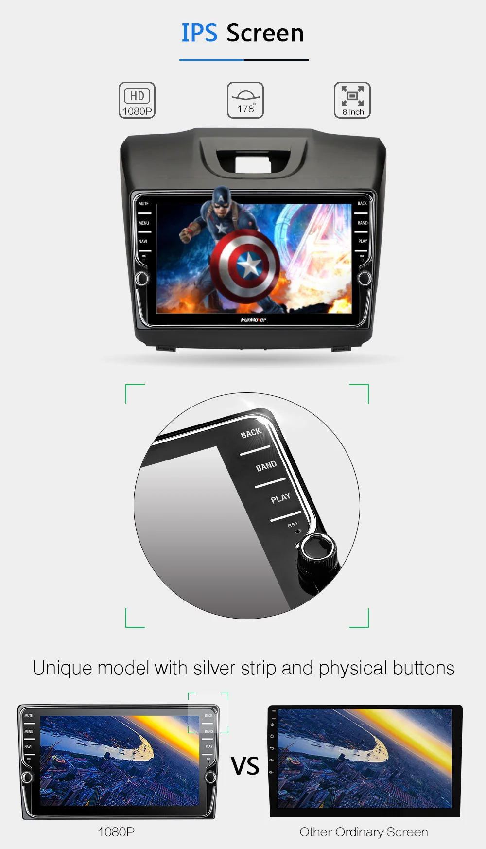 Funrover android9.0 2 din Автомобильный мультимедийный dvd-плеер для Chevrolet Trailblazer Colorado S10 Isuzu D-max MU-X стерео радио gps DSP