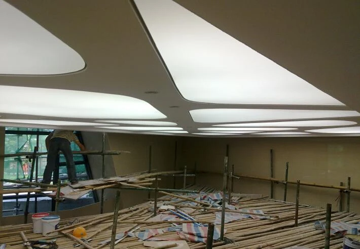 ceiling stretching stretch ceilings