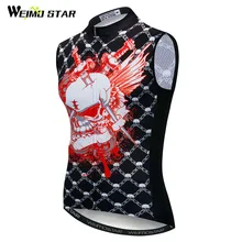 Weimostar Лето быстросохнущая Велоспорт жилет без рукавов Для мужчин дышащий велосипед Майка светоотражающие безопасности велосипед жилет Ropa Ciclismo