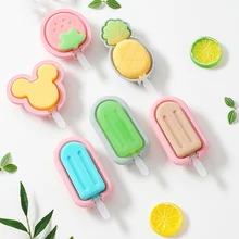 Медведь шаблон лоток для льда ванны мультфильм форма для изготовления мороженого Форма для мороженого Кухня DIY инструменты с палочками