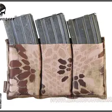 Emerson шестерни тройной M4 мешок Быстрый журнал MOLLE снаряжение для военных игр для страйкбола пейнтбол оборудование MAG Highlander EM2388H