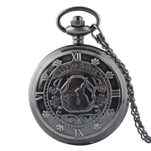 Карманные часы медные модные бронзовые подвесные гладкие ретро скелет унисекс автоматические механические стильный подарок на День Благодарения