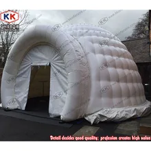 10 м ПВХ белый надувной купол палатка igloo палатка для кемпинга