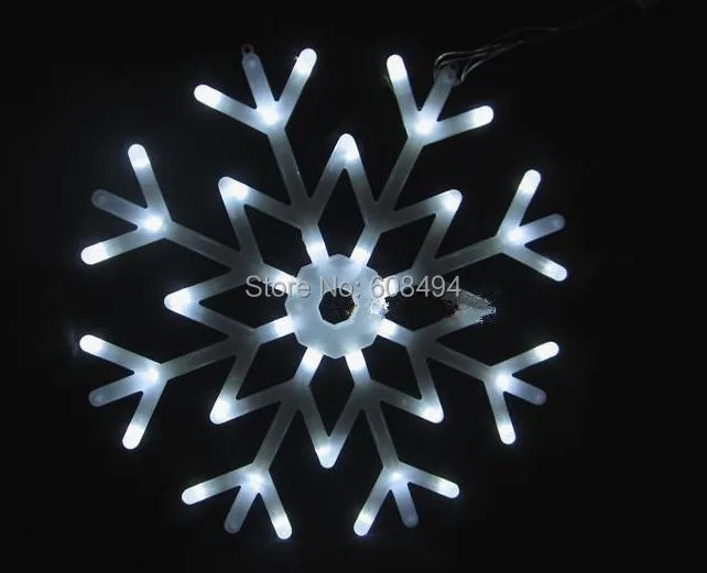 40led Snowflakes LED Fairy String Light Snow Flake Rope Motif Christmas Xmas Tree Lights Bracket Decoration 220V WHITE In Toppers From Home 40led Snowflakes LED Fairy String Light Snow Flake Rope Motif Christmas Xmas Tree Lights Bracket Decoration 220V WHITE In Toppers From Home
