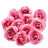 10pcs Real touch 4cm Artificial Silk Rose Flower Head For Wedding Party Home Decoration DIY Wreath Scrapbook Craft Fake Flowers 2