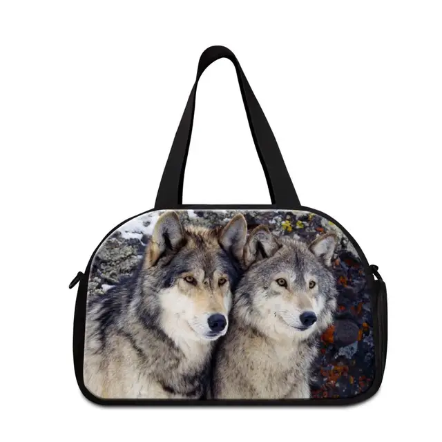 Buy Wolf travel tote bags for men lightweight travel