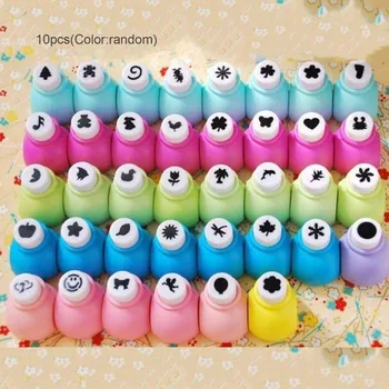 10 pcs Wholesale Paper Punch EVA Foam Paper Embossing Random Mini DIY Craft Scrapbooking Handmade gift Cut Card Hole Puncher 4 patterns extra large butterfly paper punch scrapbooking paper creative craft hole punch embossing