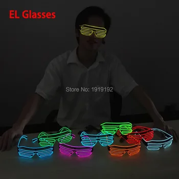 

Cool El Glasses Party Toys Neon LED Glasses Show For All kinds of Parties & Halloween Birthday With DC-3V Sound Active Inverter