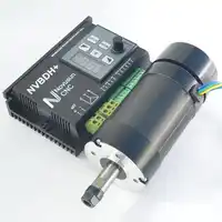 400W 48V DC Brushless Spindel Motor+Drive Set With Holzer Element ER8 Spindle Drive Control Of Carving Machine